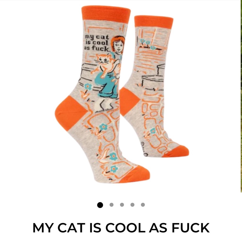✨2/$25✨Cool As F&#% Cat Socks